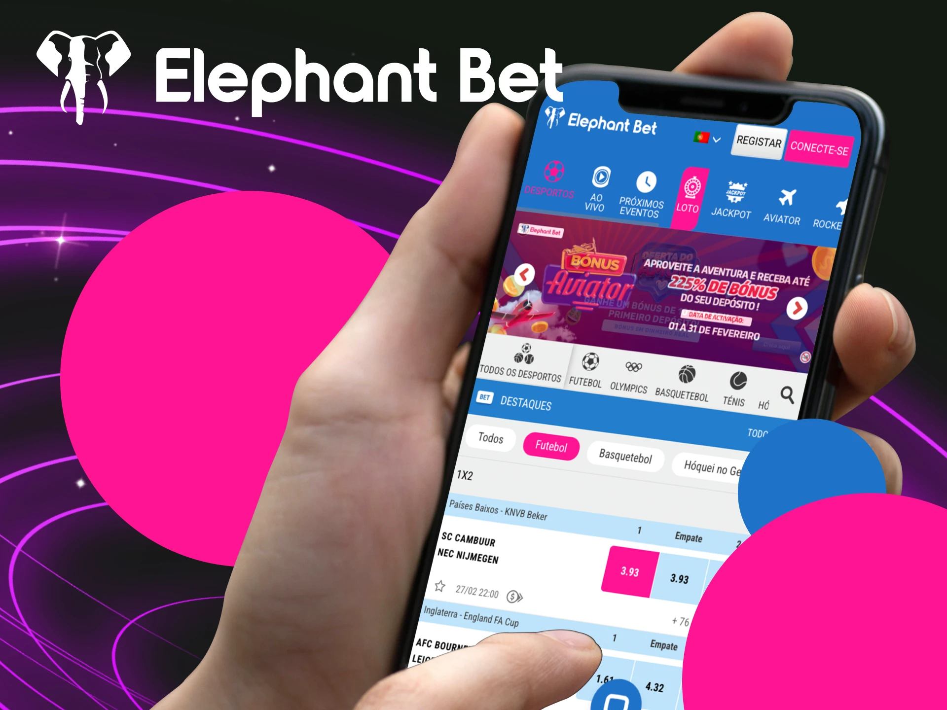O site do cassino online Elephant Bet está adaptado para celulares.