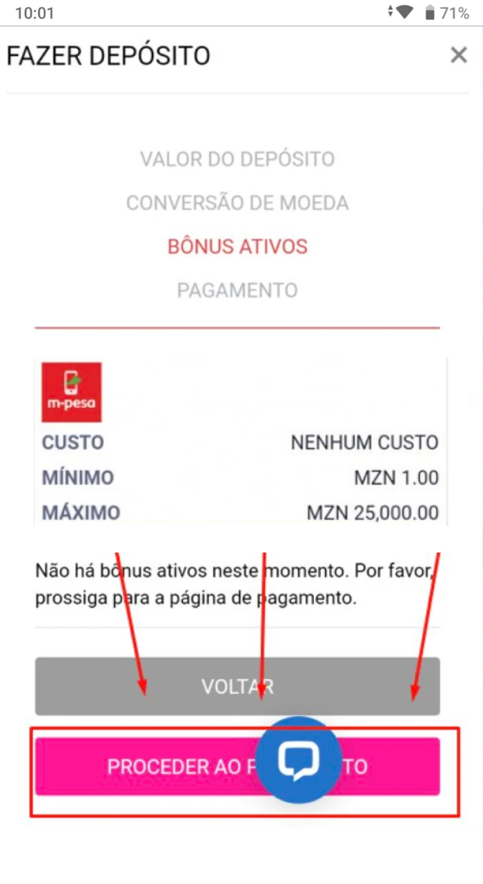 Active o seu bónus de boas-vindas depois de fazer o seu primeiro depósito Elephant Bet.