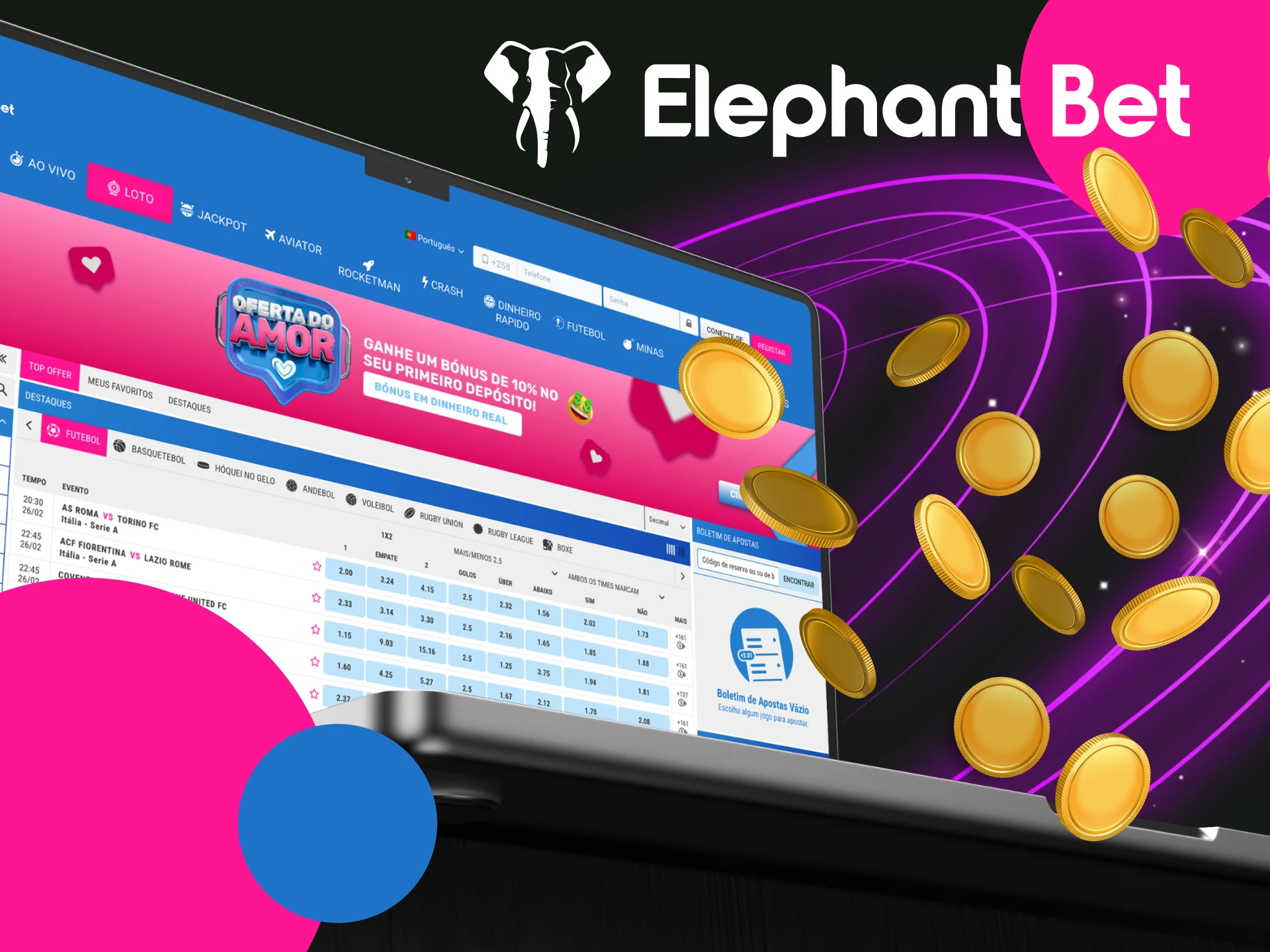 Que métodos de pagamento posso usar no site do cassino online Elephant Bet.
