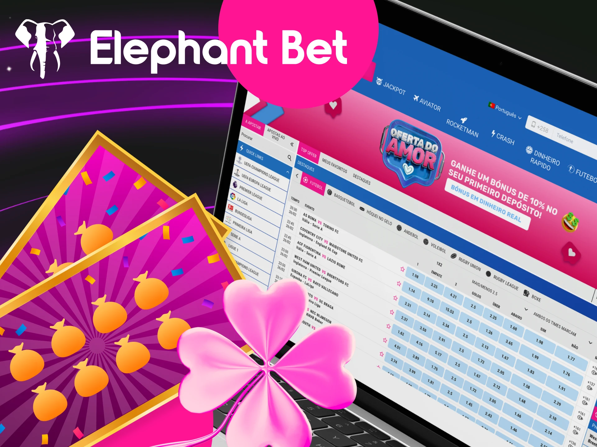 Existe loto no site do cassino online Elephant Bet.