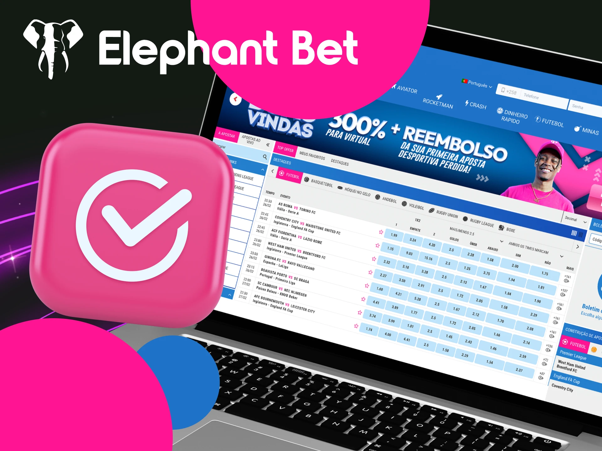 Como posso verificar minha conta no site do cassino online Elephant Bet.