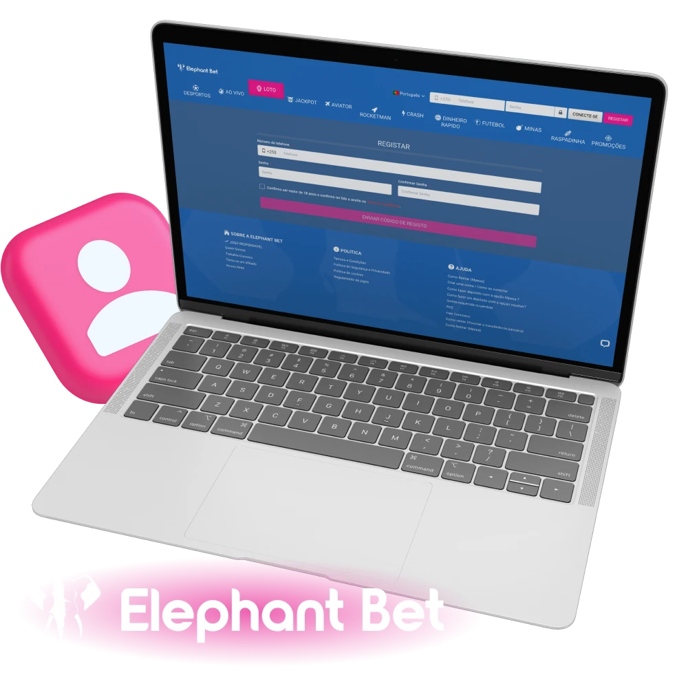 Como criar uma nova conta e passar na verificacao no cassino online Elephant Bet.