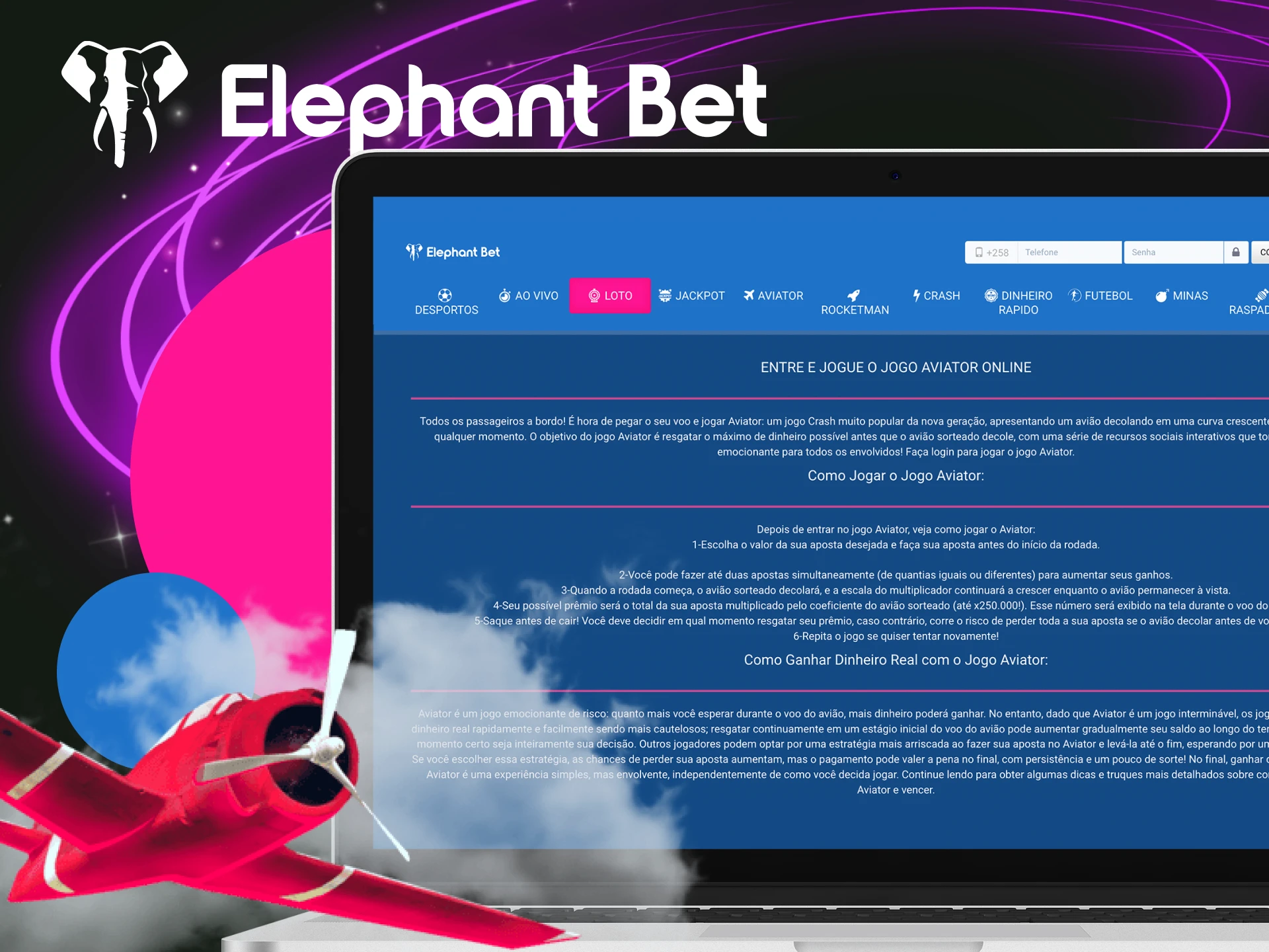 Aprenda as regras do jogo antes de login e começar a jogar Elephant Bet Aviator.