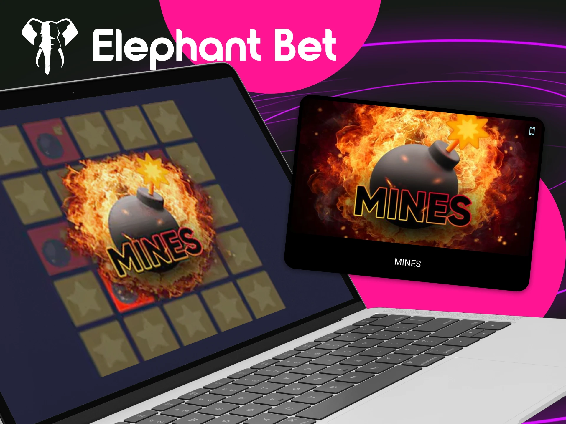 Regras básicas para jogar Minas no cassino online Elephant Bet.