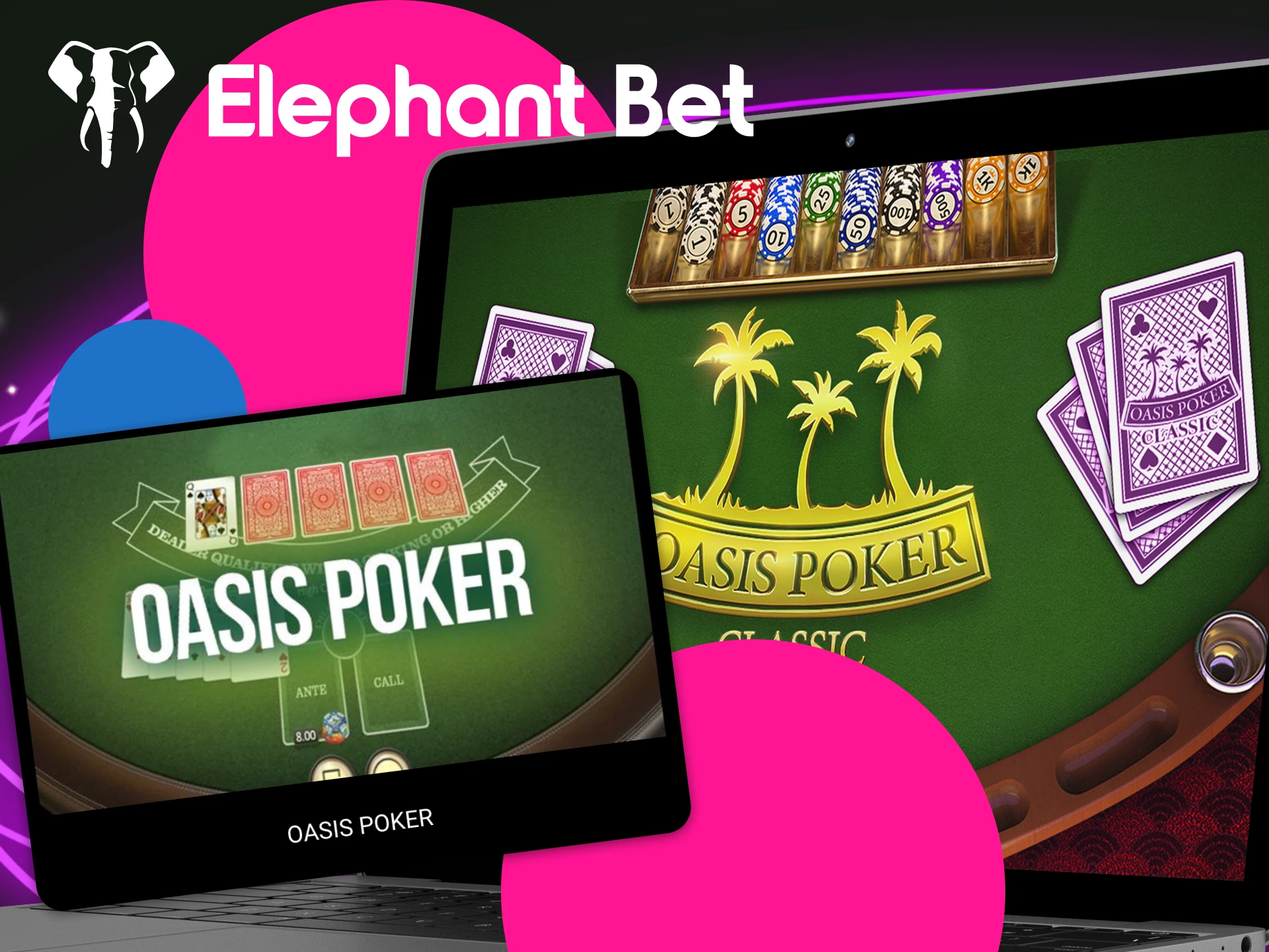 Quais jogos de pôquer existem no cassino online Elephant Bet.