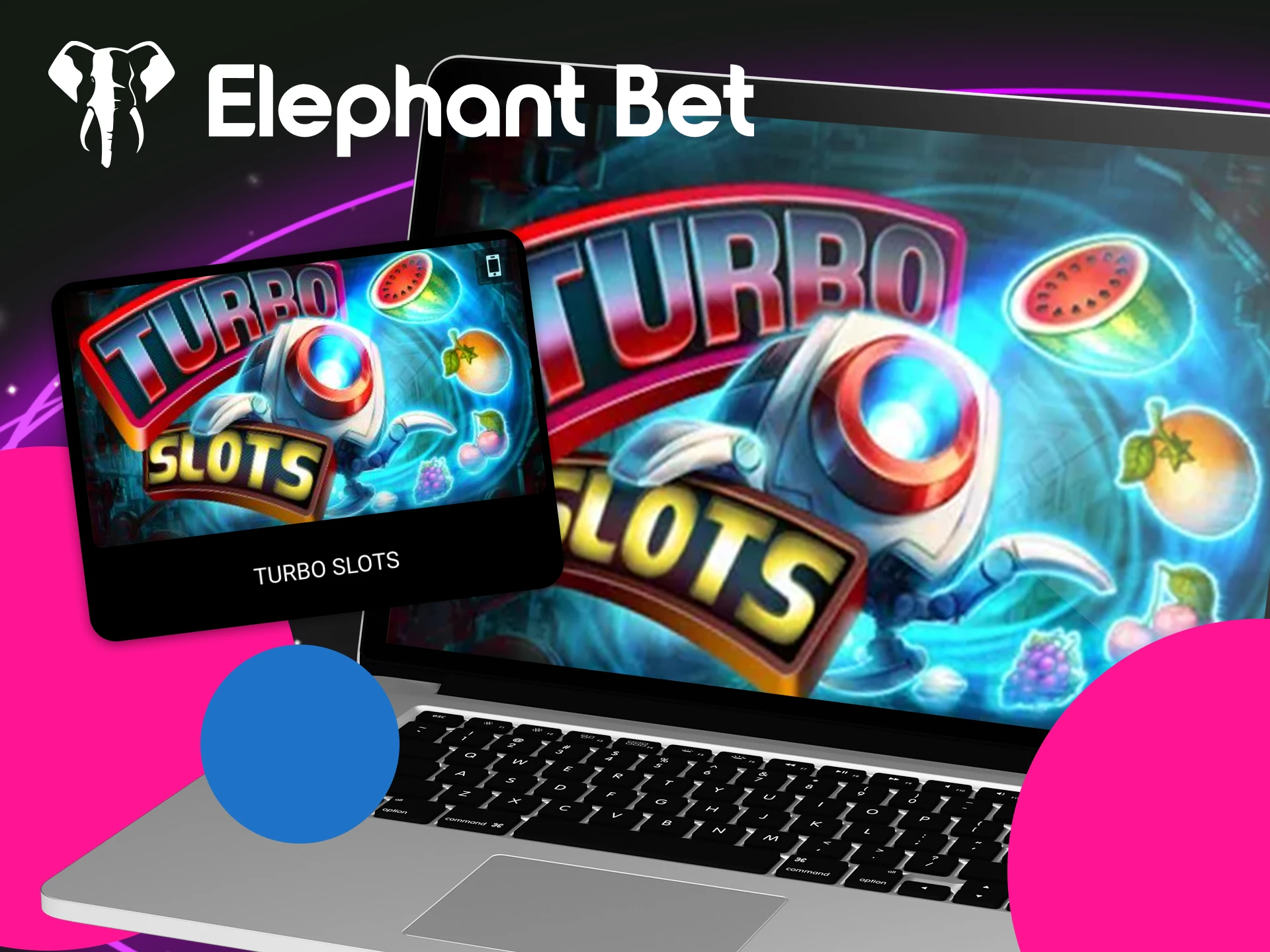 Existe um jogo Slots no cassino Elephant Bet.