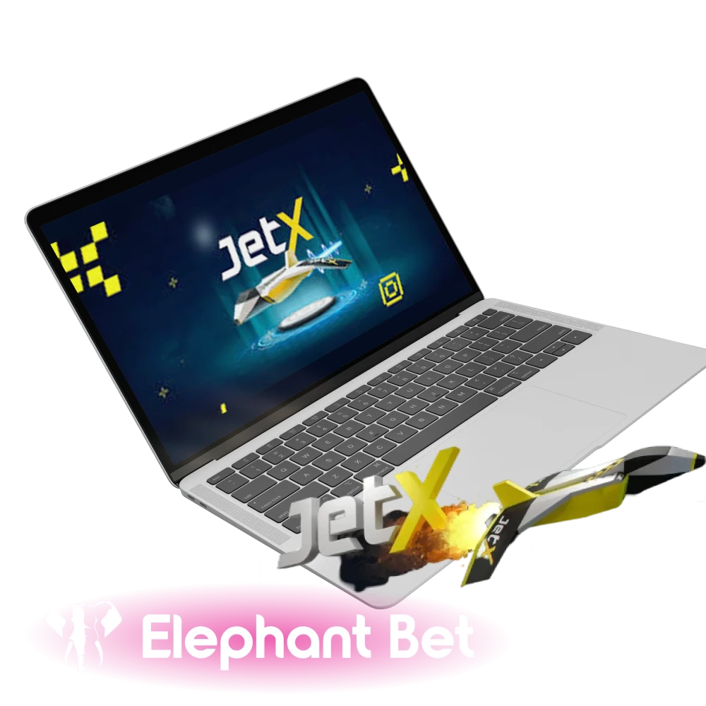 Experimente a sua mão no jogo JetX no sítio Web da Elephant Bet Moçambique.