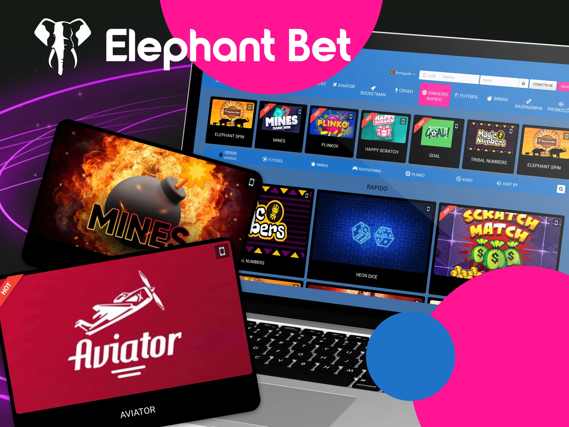 O que sao jogos virtuais no site de cassino online Elephant Bet.