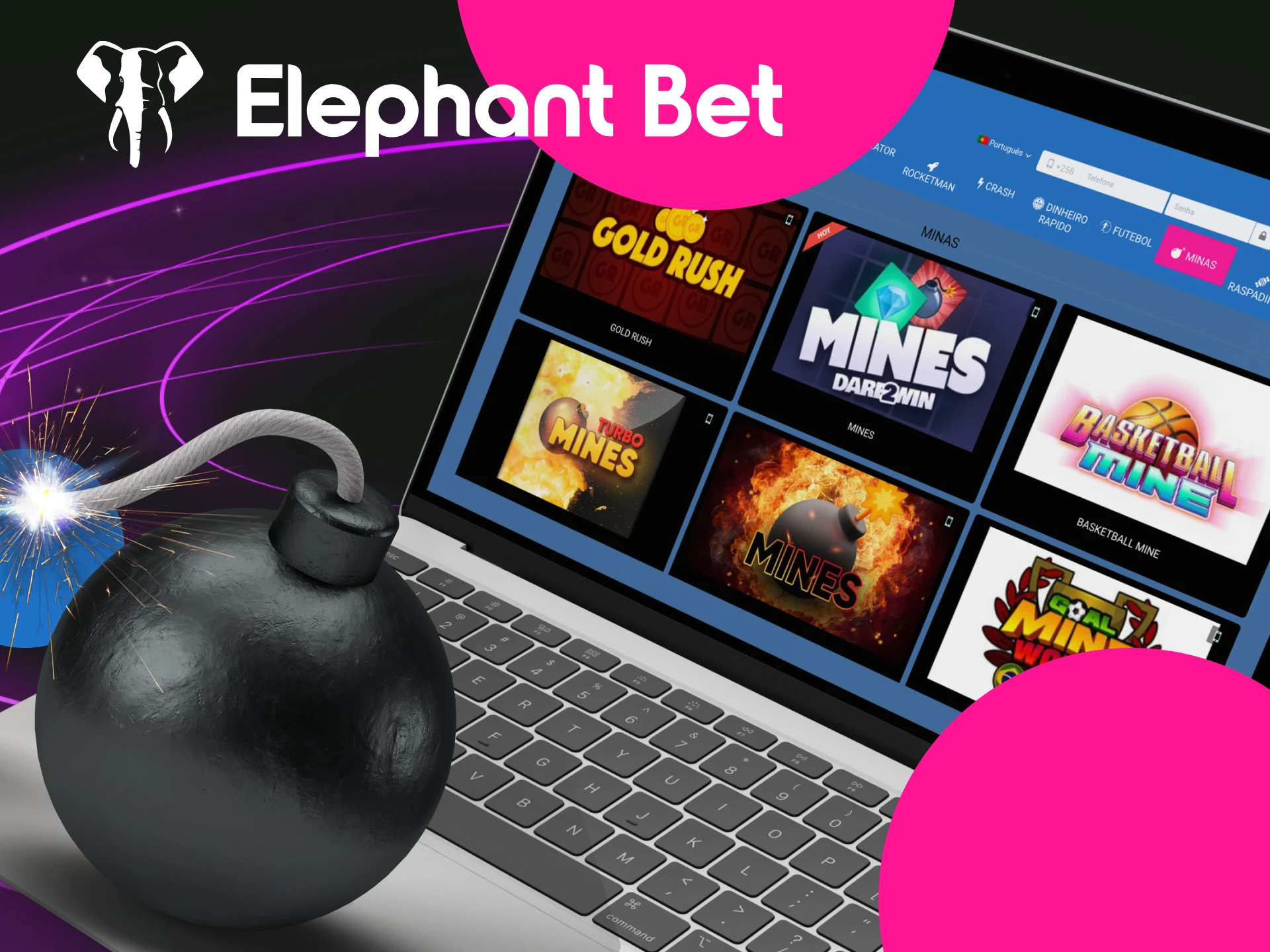 Qual a melhor forma de jogar jogos de minas no site do cassino online Elephant Bet para ganhar.