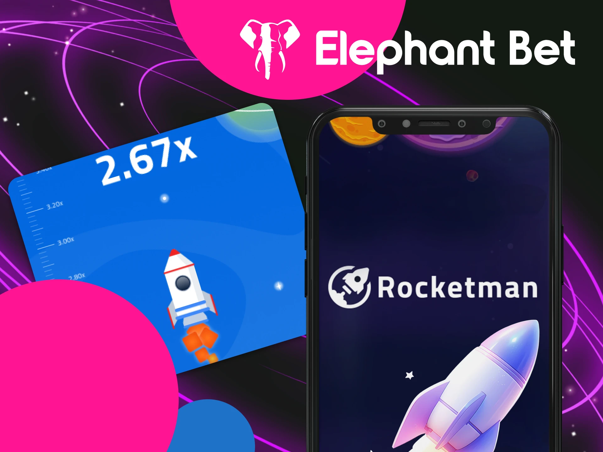 Existe um aplicativo de previsao para o jogo Rocketman no site do cassino online Elephant Bet.
