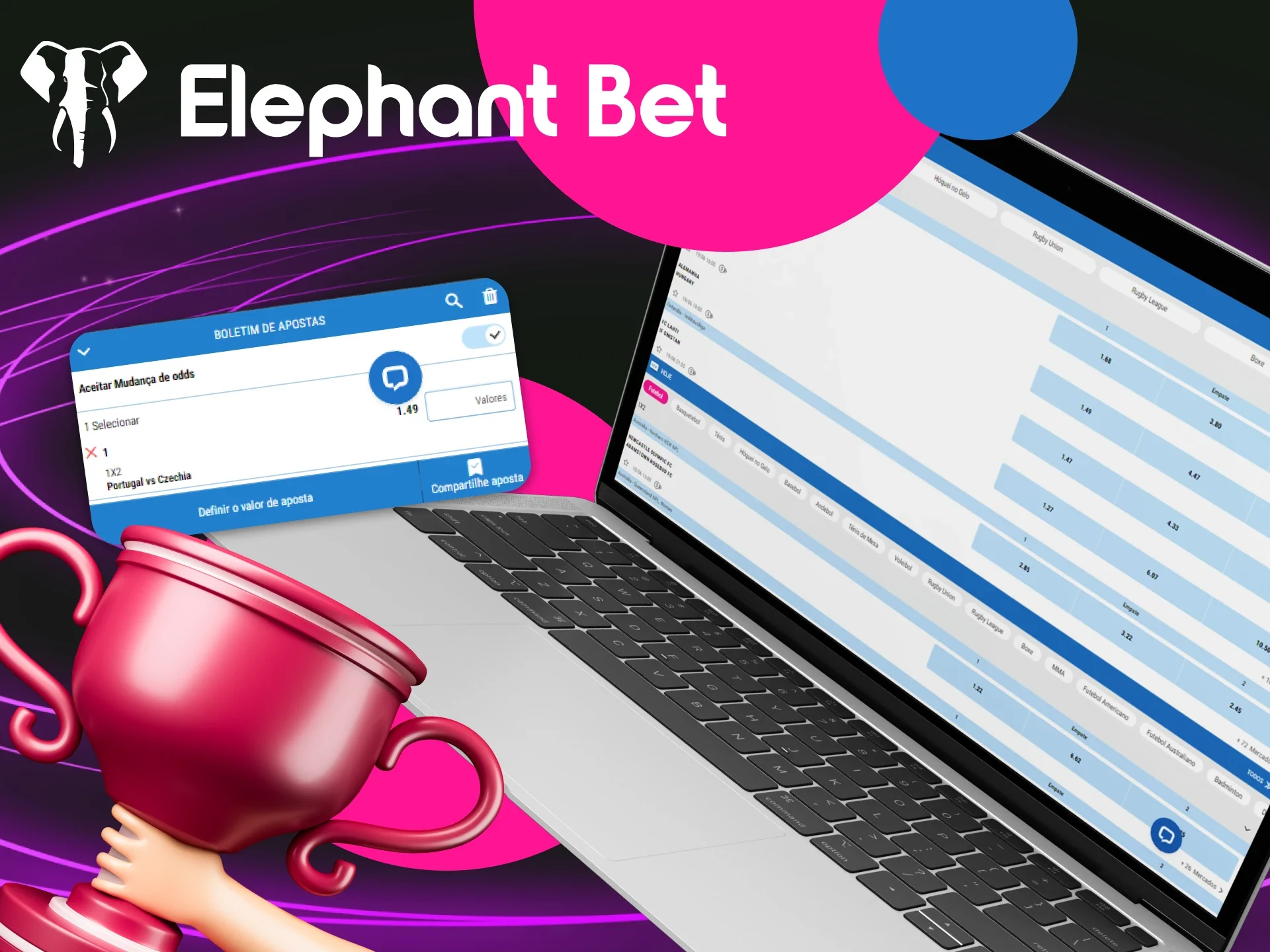 Posso apostar em futebol em tempo real no ElephantBet.