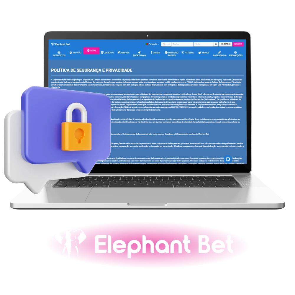 Qual e a politica do casino online Elephant Bet.