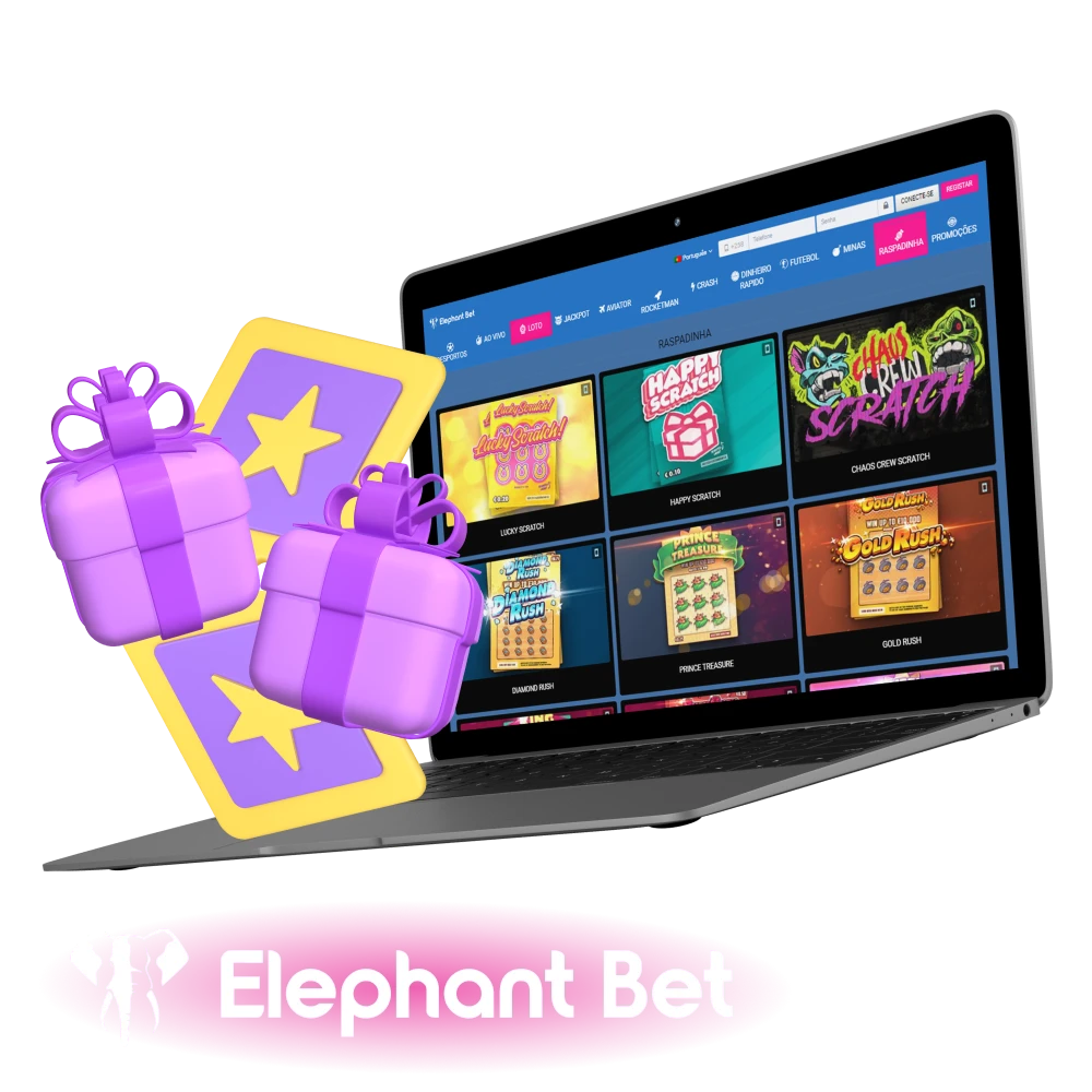 O que sao os jogos Raspadinha no casino online Elephant Bet.