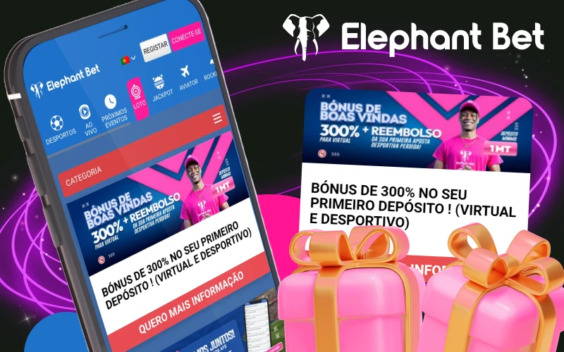 O aplicativo móvel Elephant Bet fornecerá todos os bônus benéficos.