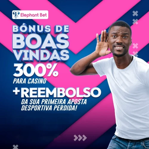 Receba um bónus de 300% no seu primeiro depósito em Elephant Bet MZ.